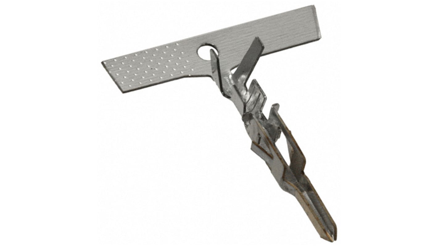 TE Connectivity VAL-U-LOK Series Male Crimp Terminal, 22AWG Min, 18AWG Max
