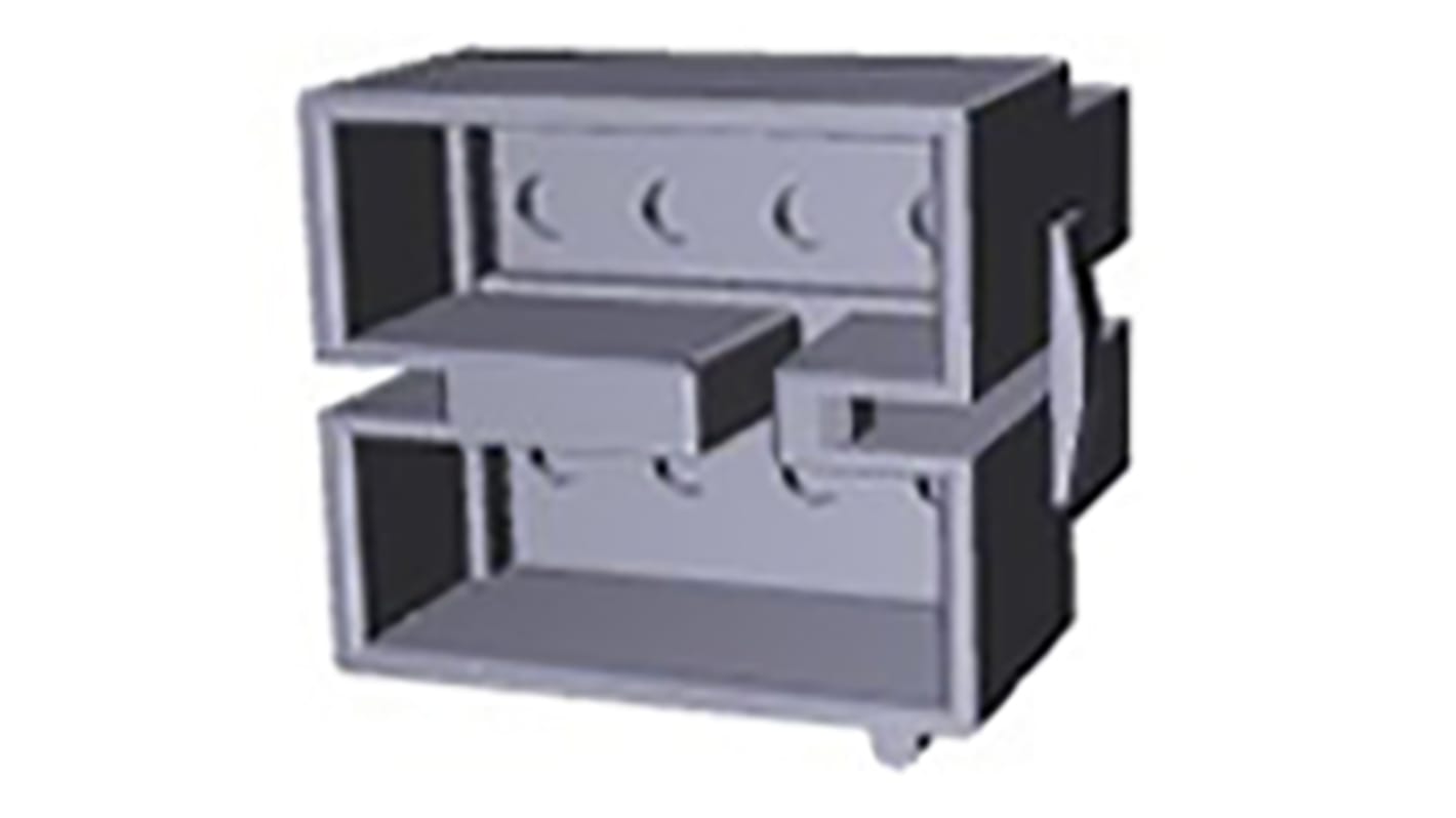 TE Connectivity, Commercial MATE-N-LOK Female Connector Housing, 4.95mm Pitch, 8 Way, 2 Row