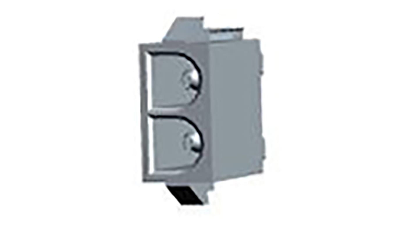 TE Connectivity Universal MATE-N-LOK Series Straight Through Hole PCB Header, 2 Contact(s), 6.35mm Pitch, 1 Row(s),