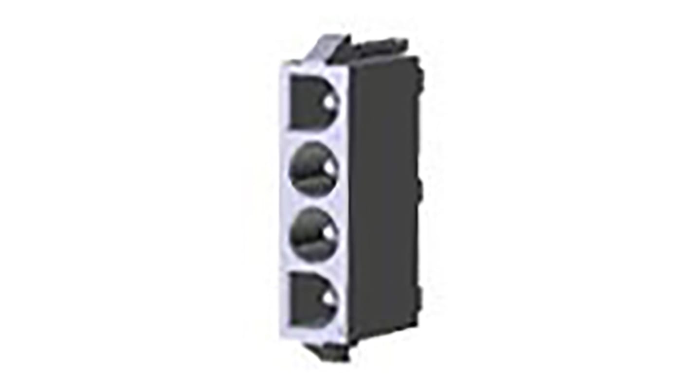 TE Connectivity Universal MATE-N-LOK Series Straight Through Hole PCB Header, 4 Contact(s), 6.35mm Pitch, 1 Row(s),