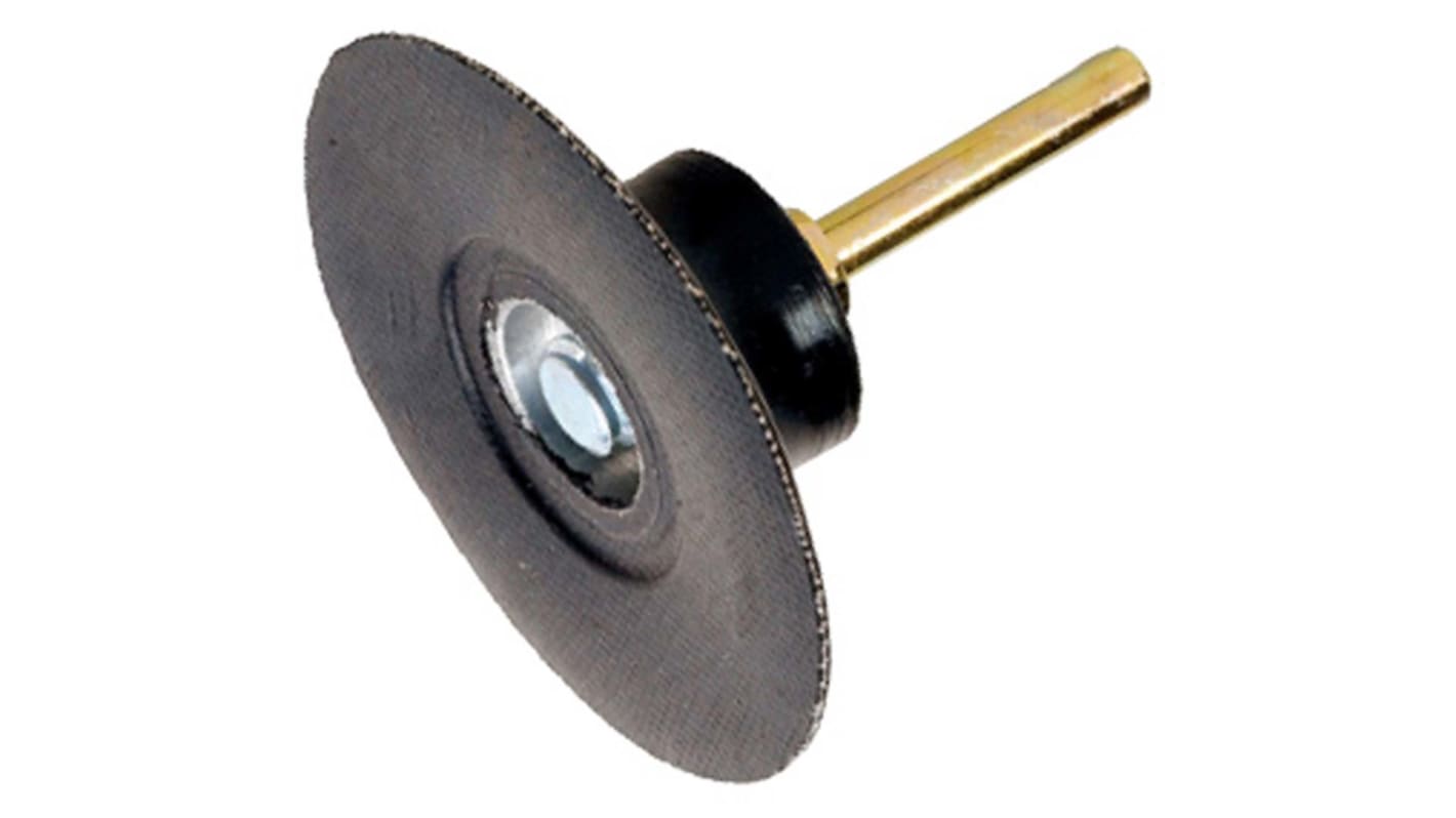 Norton Rubber with Spindle Backing Pad, 50mm Diameter
