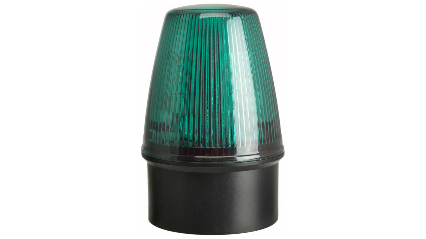 Balise clignotante à LED  verte Moflash série LED100, 10 → 17 Vc.a./c.c.
