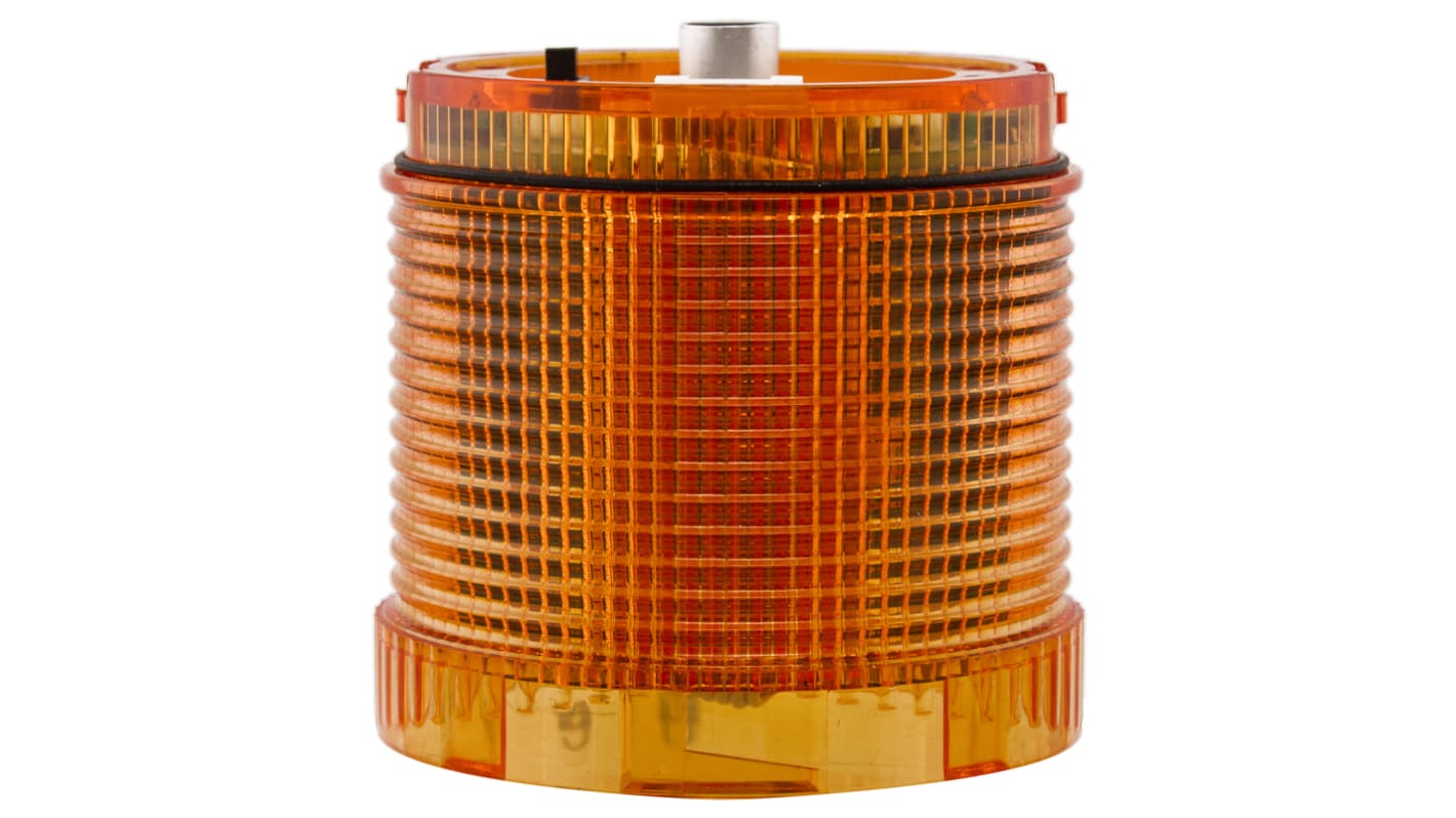 Moflash LED-TLM Series Amber Steady Effect Beacon Unit, 24 V dc, LED Bulb, DC, IP65