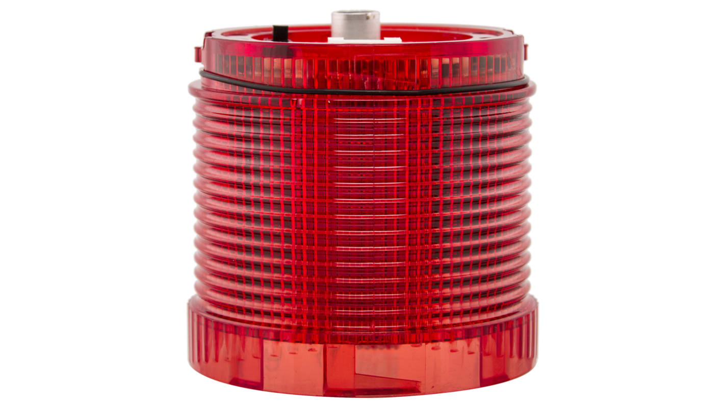 Moflash LED-TLM Series Red Steady Effect Beacon Unit for Use with LED Tower Light Eco Range, 230 V ac, LED Bulb, AC,