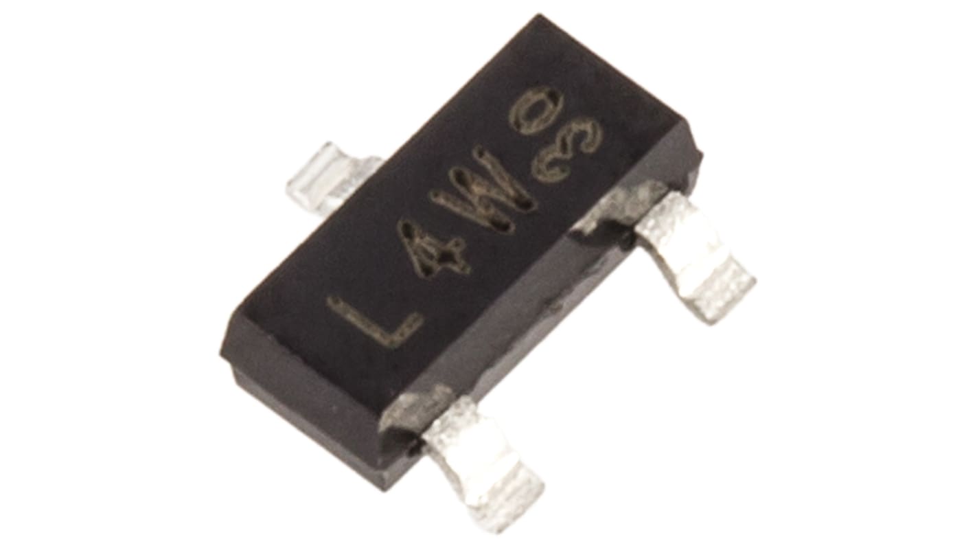 Nexperia BC860B,215 PNP Transistor, -100 mA, -45 V, 3-Pin SOT-23