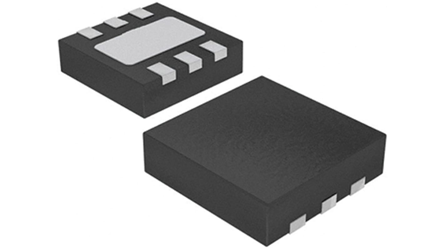 Silicon Labs Digital Temperatur- und Luftfeuchtigkeitssensor ±1 °C, ±5%RH SMD, 6-Pin, Seriell-I2C -40 bis +125 °C.