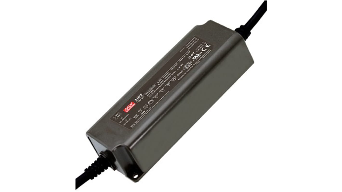 MEAN WELL LED Driver, 48V Output, 60W Output, 1.25A Output, Constant Voltage