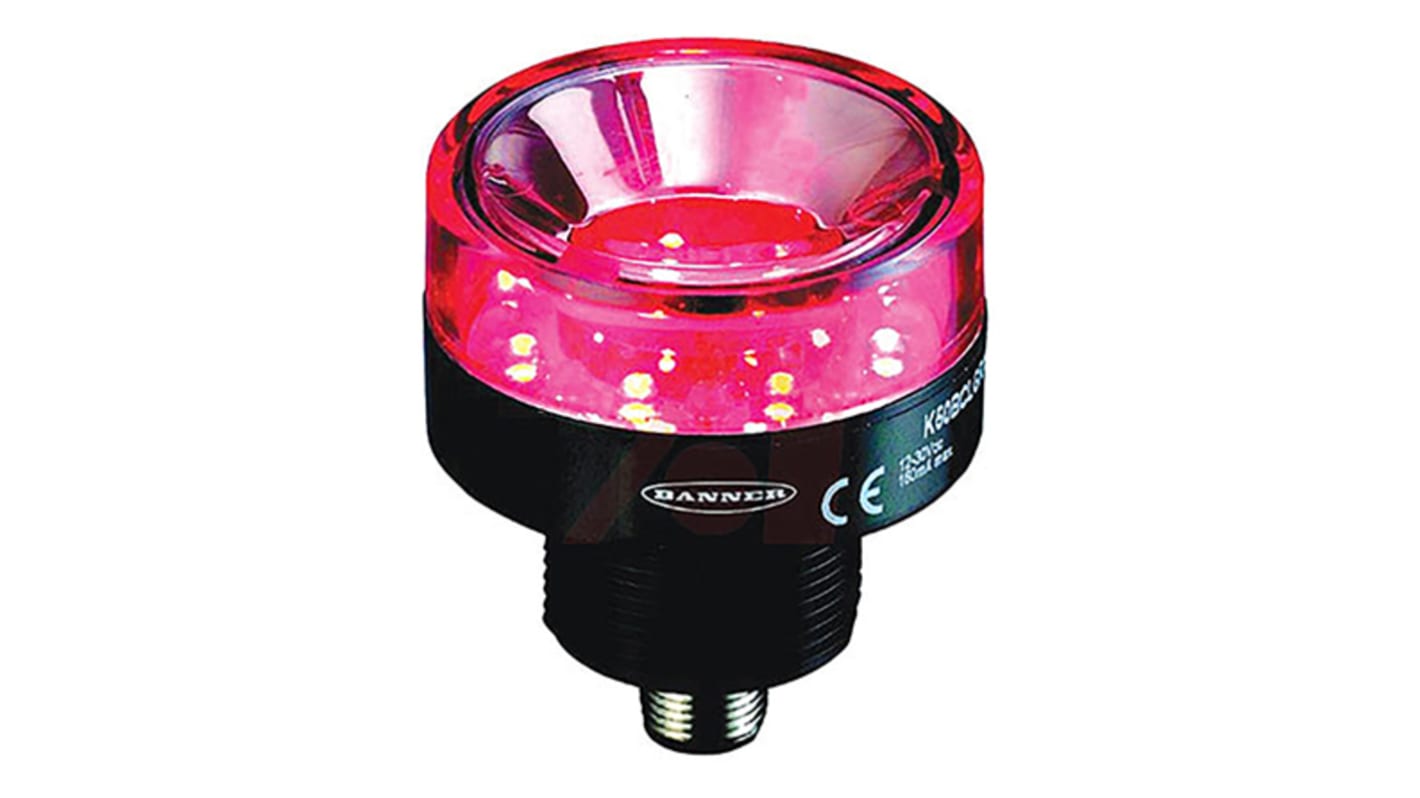 Banner K50BCL Series Green, Red Strobe Beacon, 12 → 30 V dc, Base Mount, LED Bulb