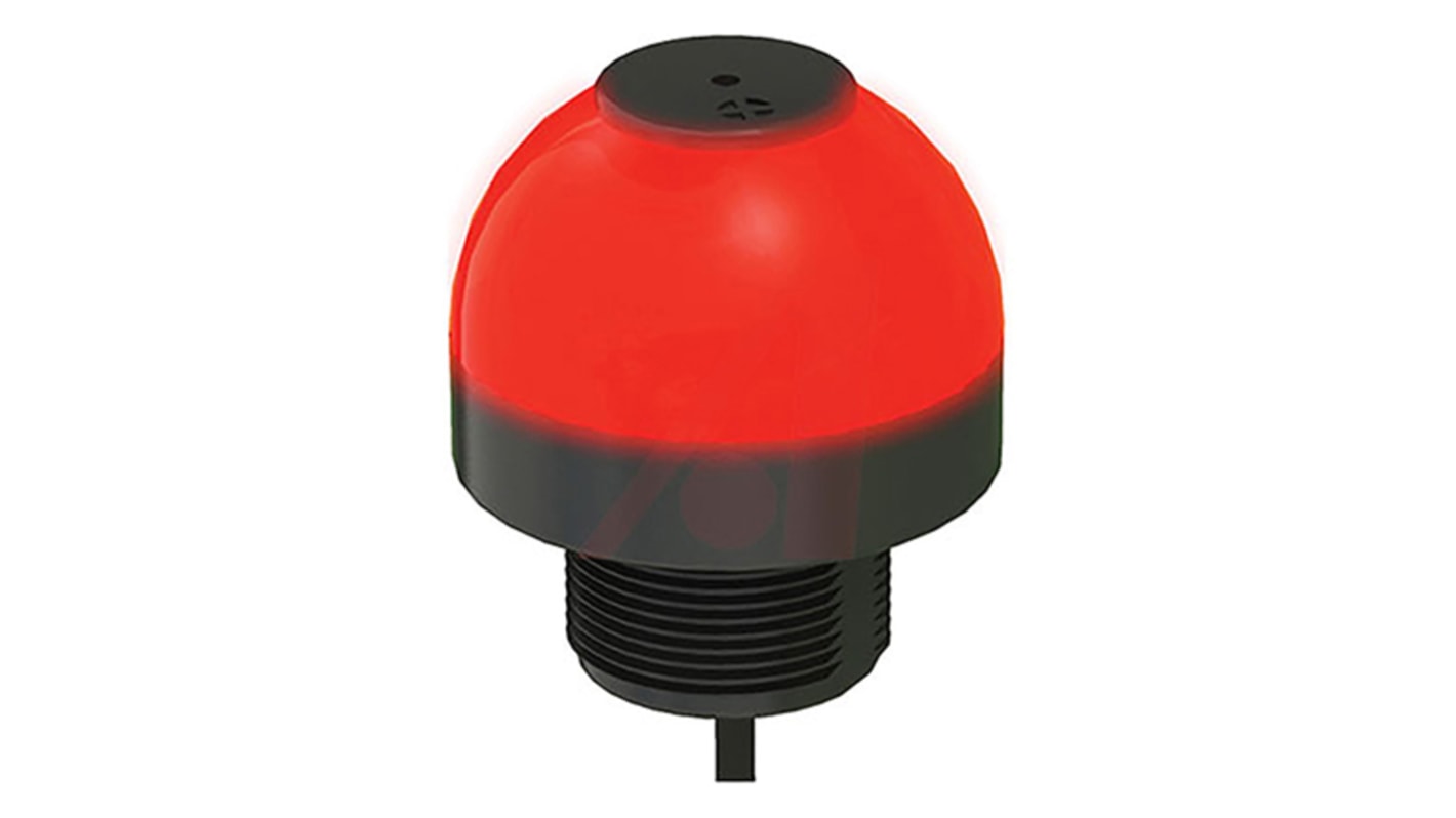 Banner K50L Series Green, Red, Yellow Sounder Beacon, 18 → 30 V dc, Base Mount, 75dB at 1 Metre