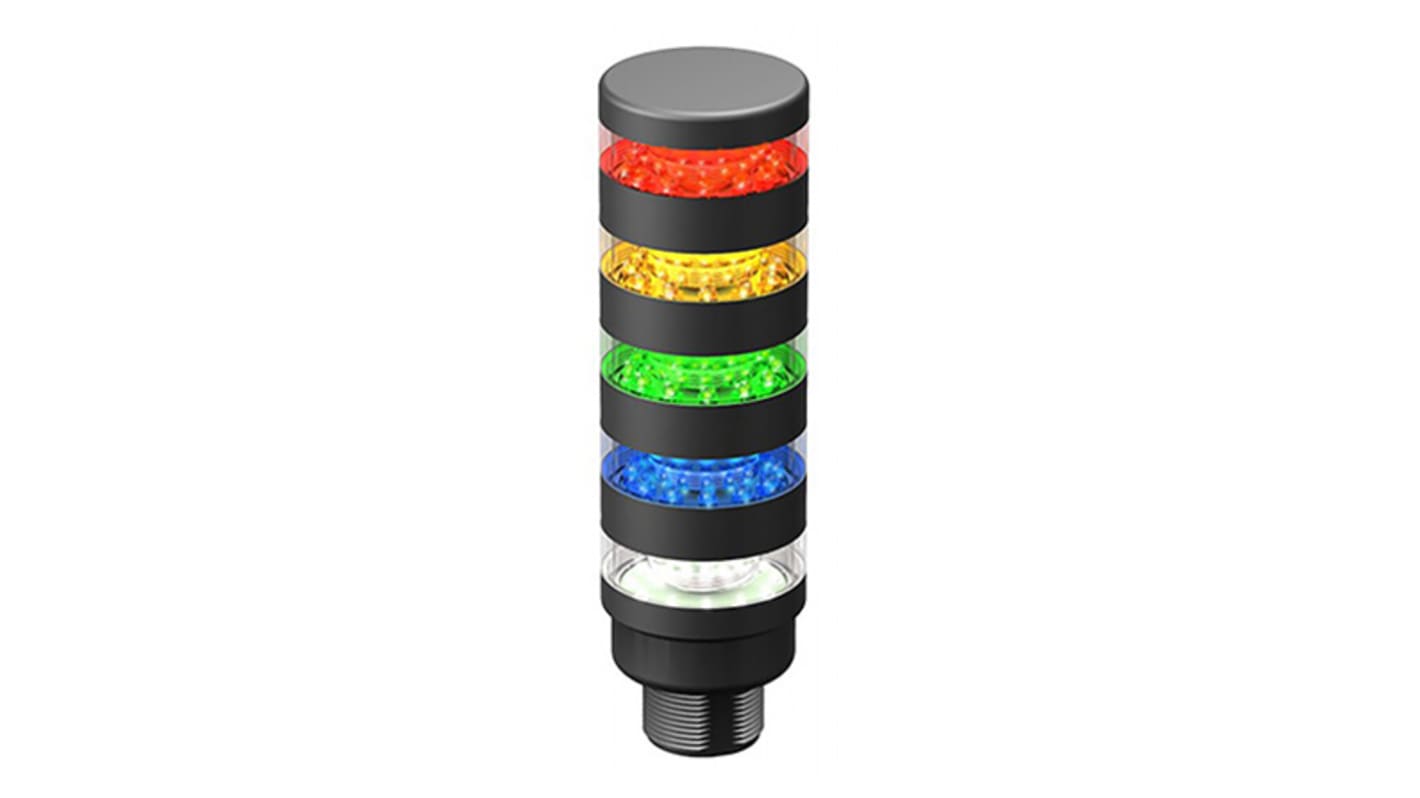 Banner TL50BL Series Green, Red, Yellow Beacon Tower, 3 Lights, 12 → 30 V dc, Versatile Mount