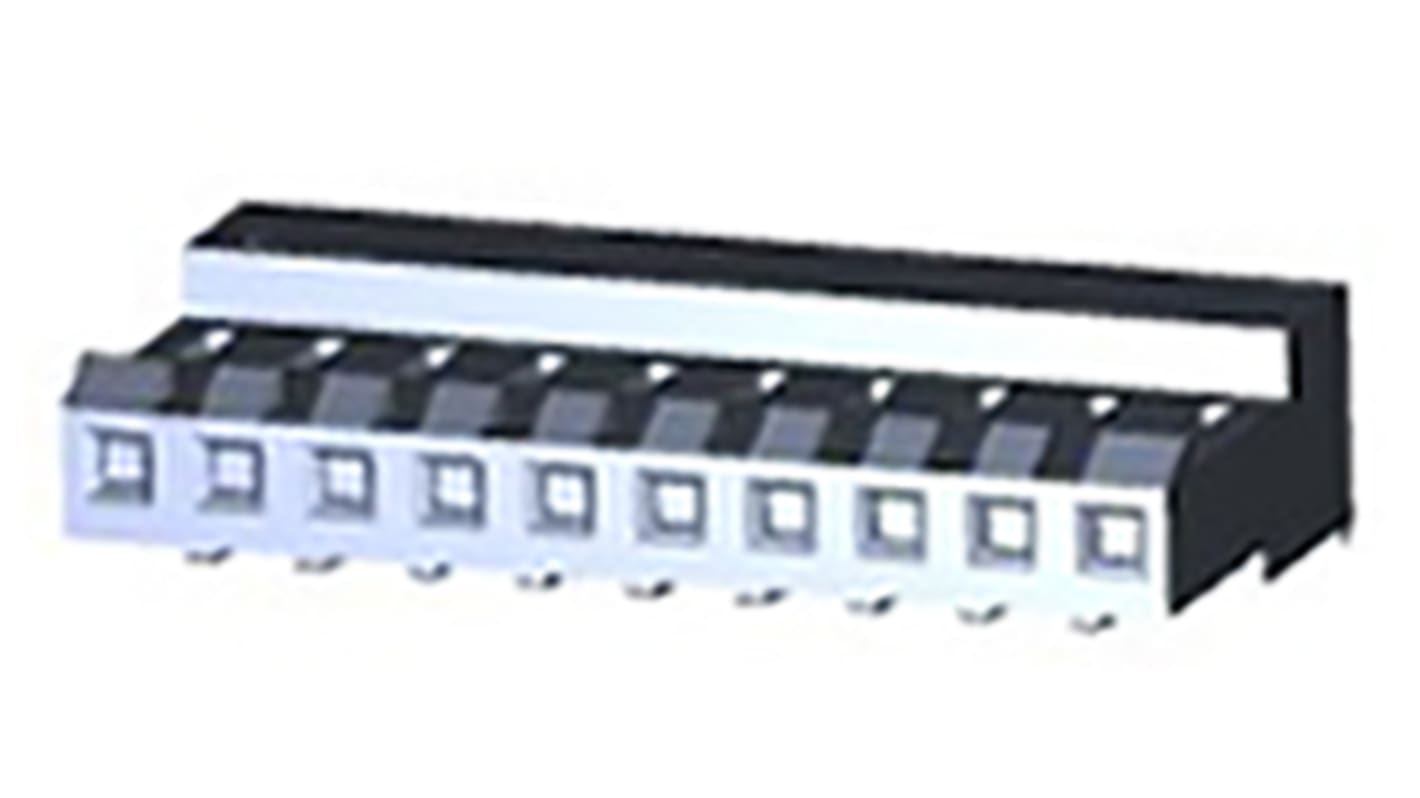 TE Connectivity, MTA-156 Female Connector Housing, 3.96mm Pitch, 10 Way, 1 Row Right Angle
