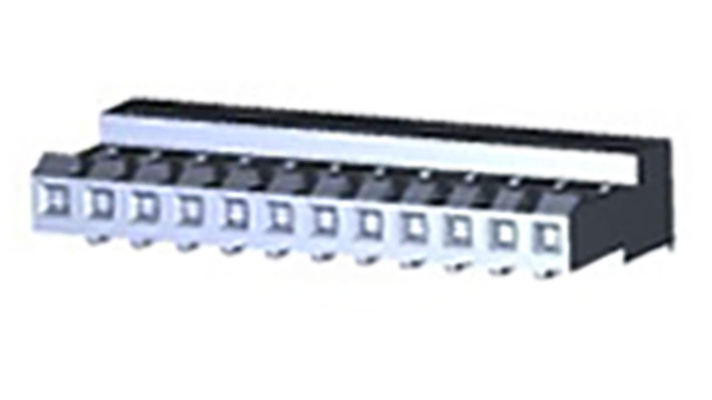 TE Connectivity, MTA-156 Female Connector Housing, 3.96mm Pitch, 12 Way, 1 Row Right Angle