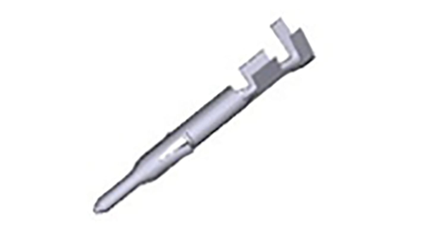 TE Connectivity Mini-Universal MATE-N-LOK Series Male Crimp Terminal, 26AWG Min, 22AWG Max