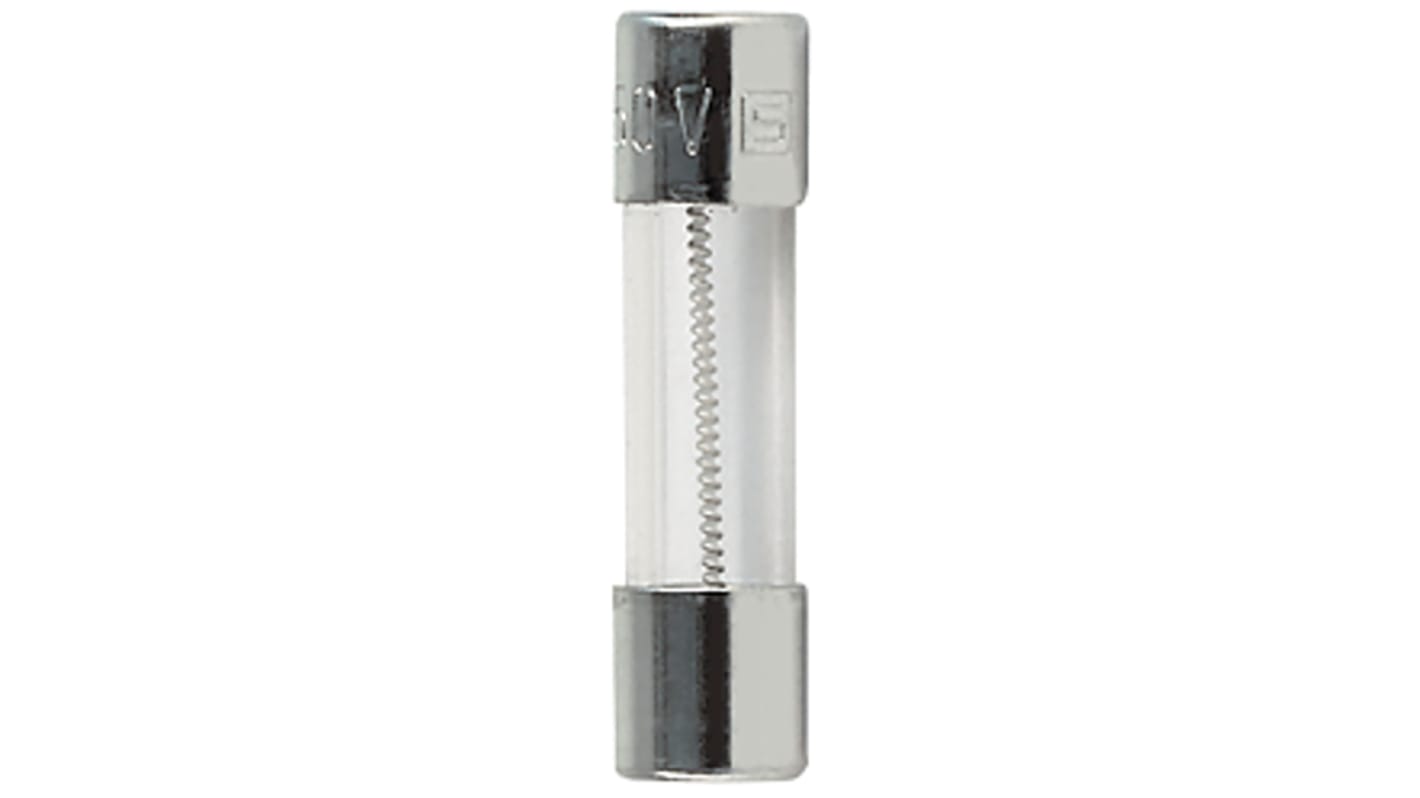 Schurter 3.15A Slow-Blow Glass Cartridge Fuse, 5 x 20mm