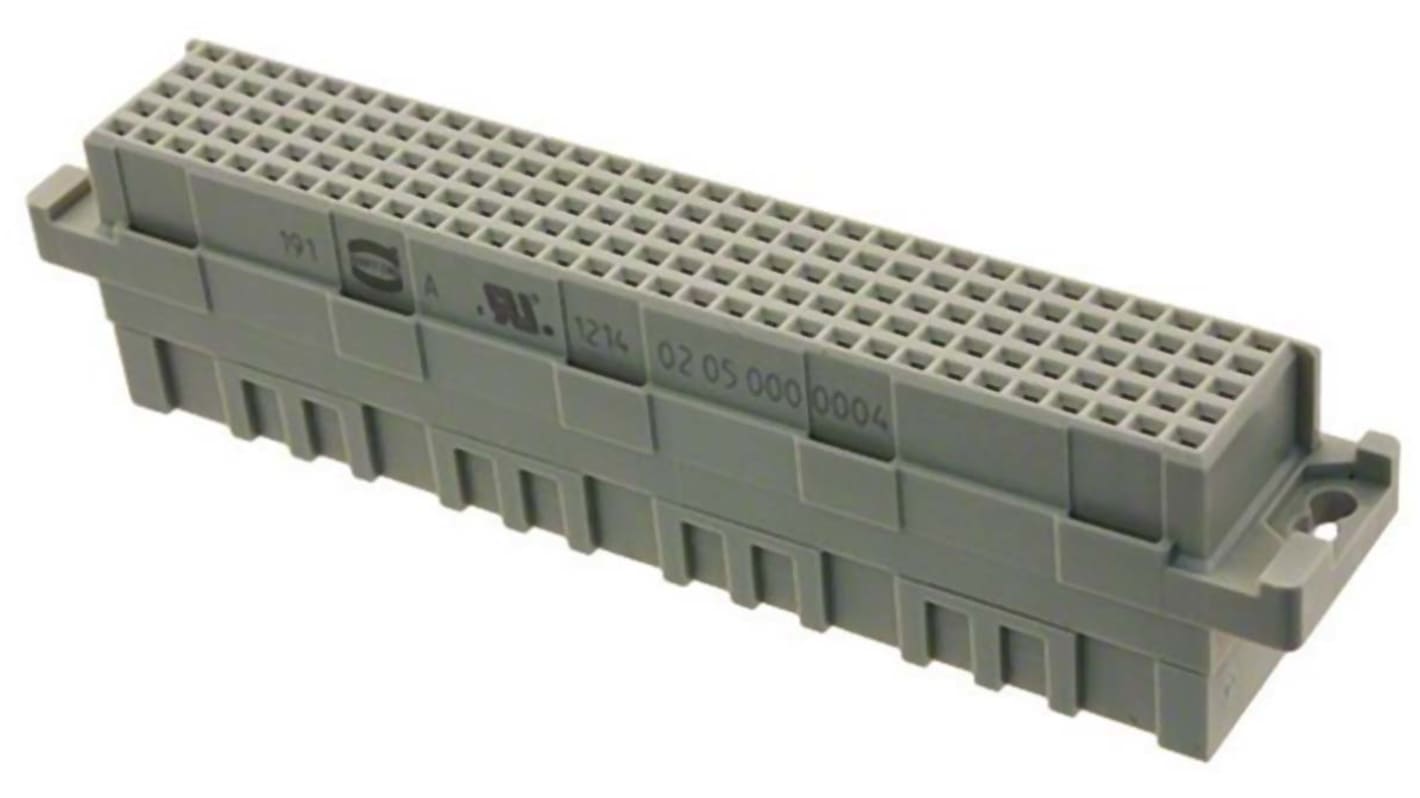 Connettore backplane HARTING serie DIN 41612 Femmina, 160 vie, 5 file, a , Crimpare