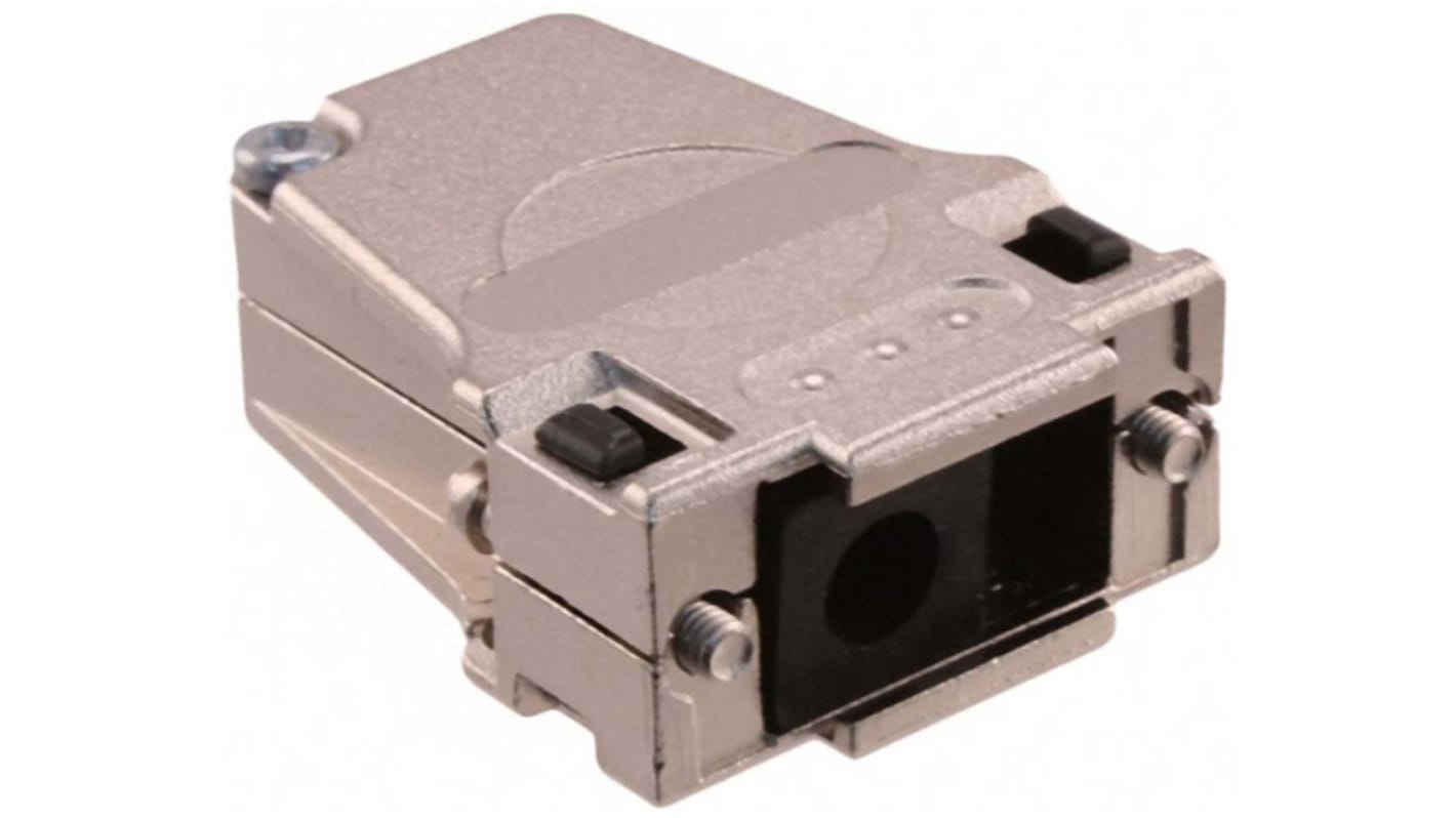 HARTING Metal Angled D Sub Backshell, 9 Way, Strain Relief