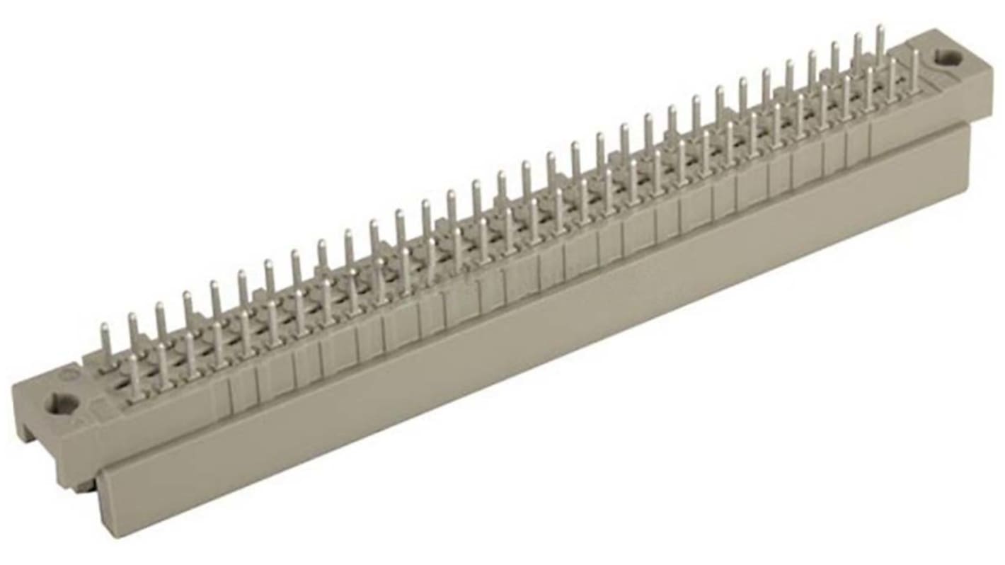 Harting 09 73 96 Way 2.54mm Pitch, Type R, 3 Row, Straight DIN 41612 Connector, Plug