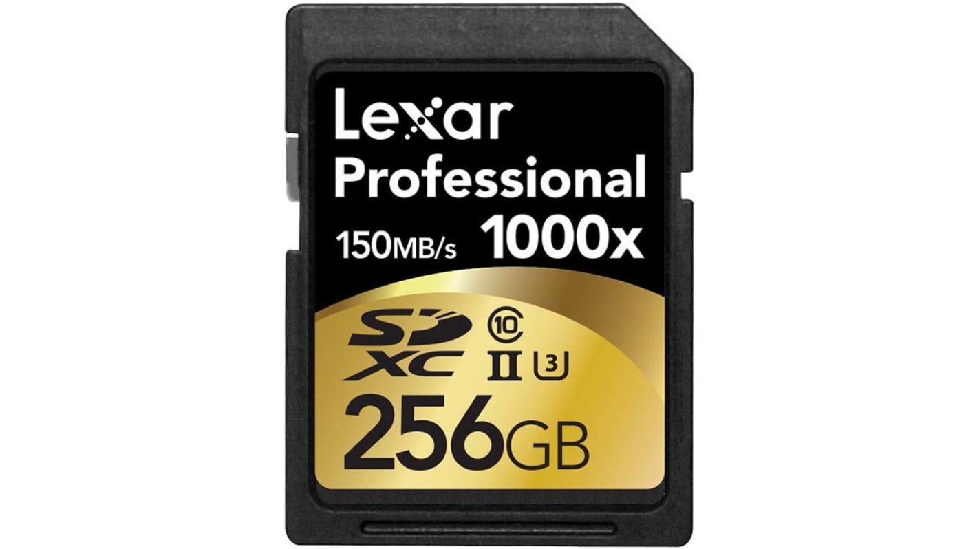 Lexar 256 GB SDXC SD Card, Class 10