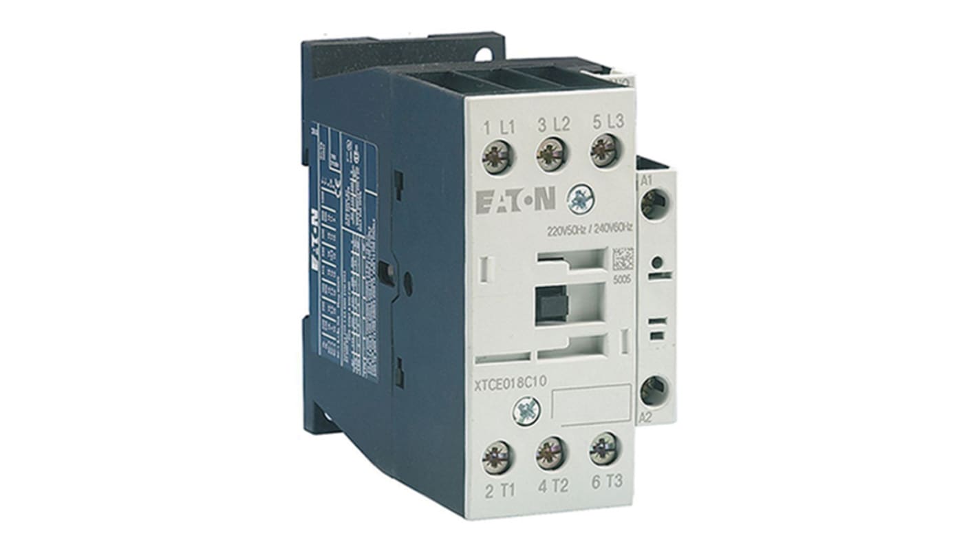 Eaton xStart Contactor, 24 V dc Coil, 3-Pole, 32 A, 15 kW, 3NO, 400 V ac