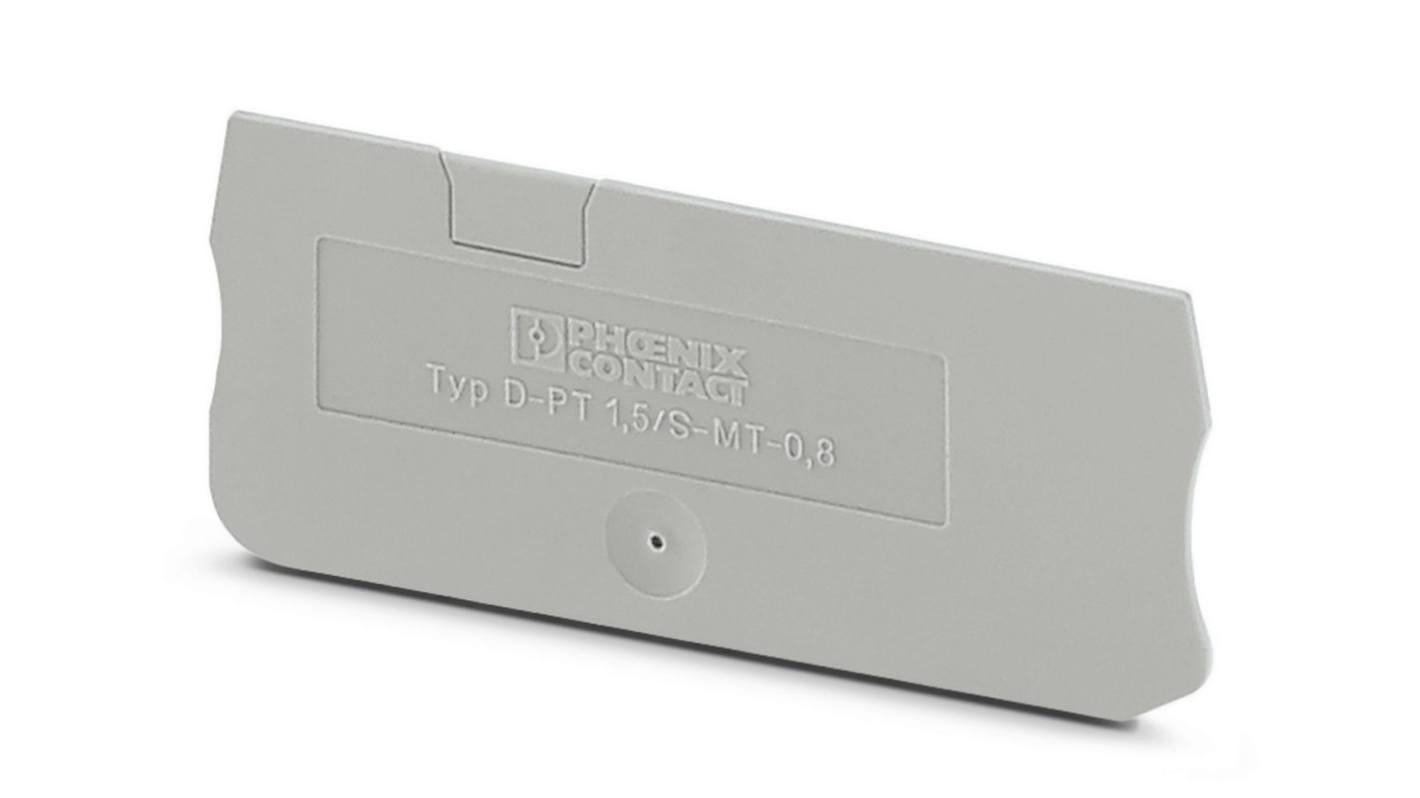 フエニックスコンタクト DINレール取付用端子アクセサリ エンドカバー D-PTシリーズ