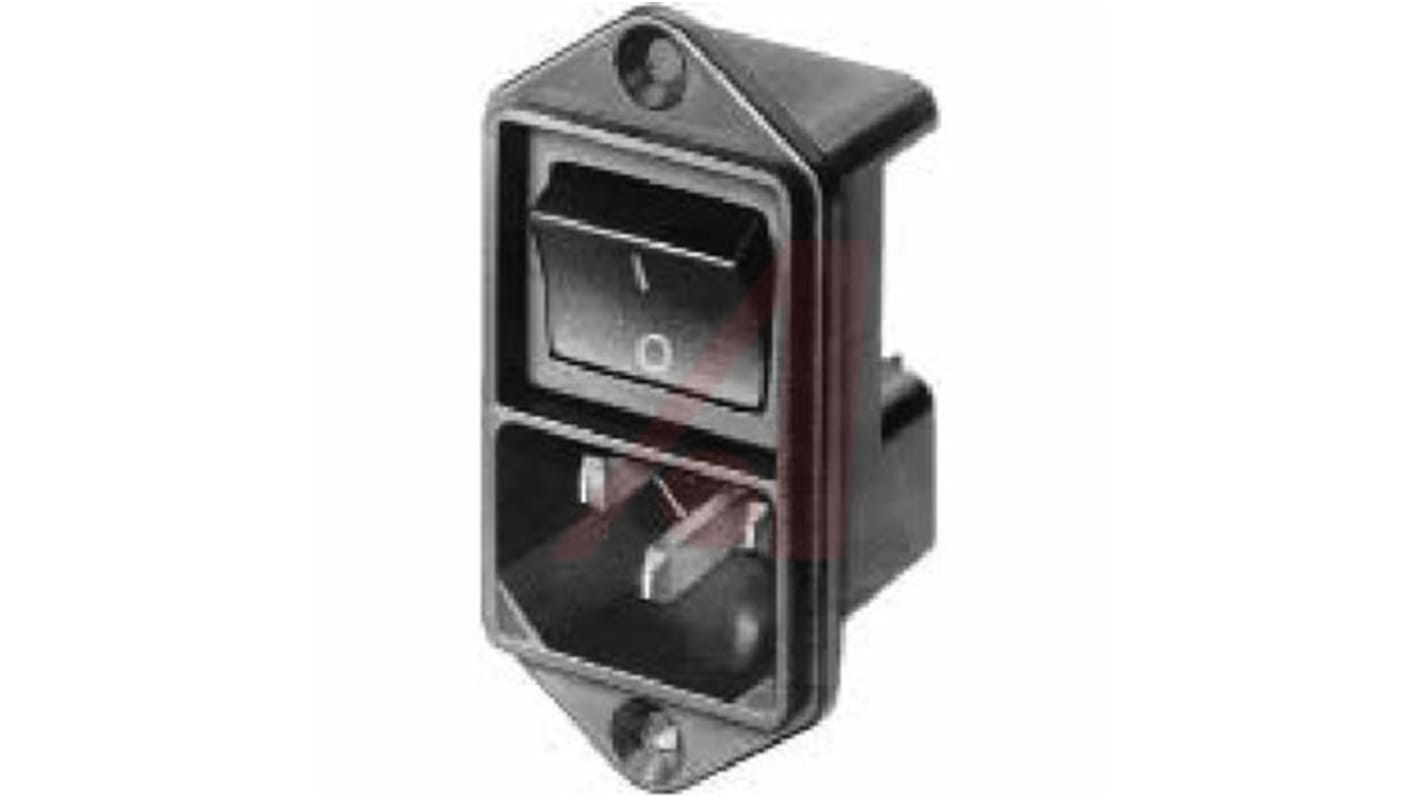 Schurter C14插头 IEC连接器, 面板安装, 250 V, 10A