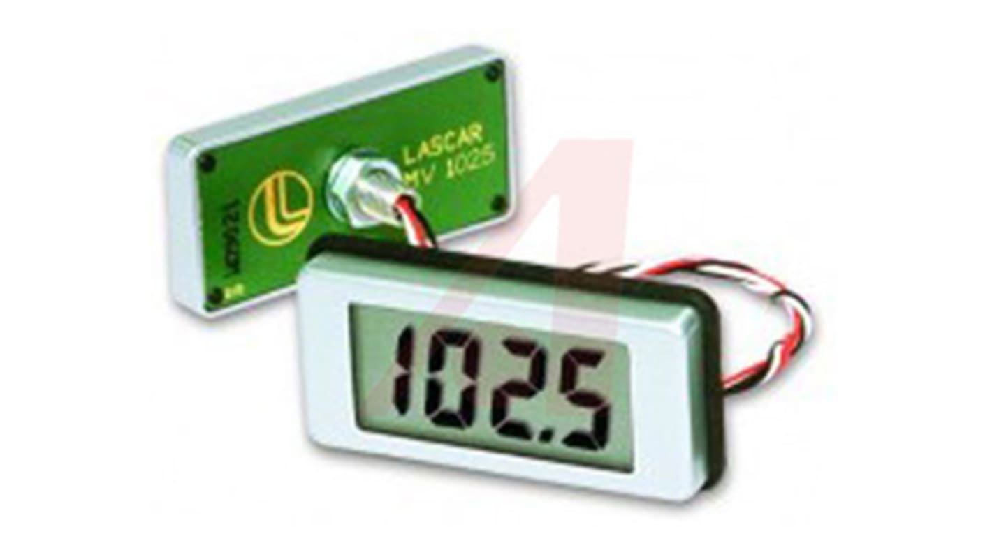 Lascar EMV 1025S Series Digital Voltmeter DC, LCD Display 3.5-Digits ±0.1 %