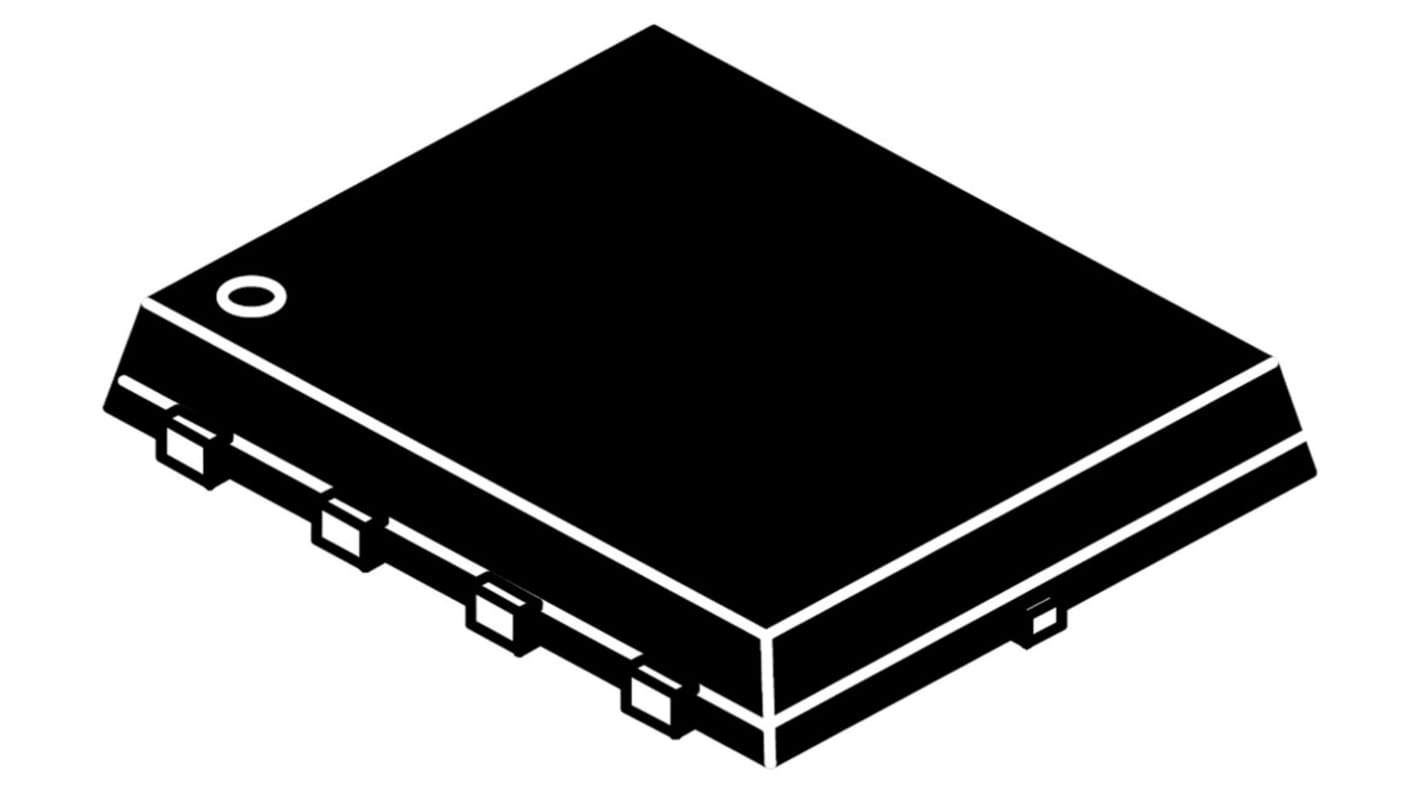 onsemi N沟道增强型MOS管, Vds=30 V, 46 A, SO-8FL, 贴片安装, 8引脚