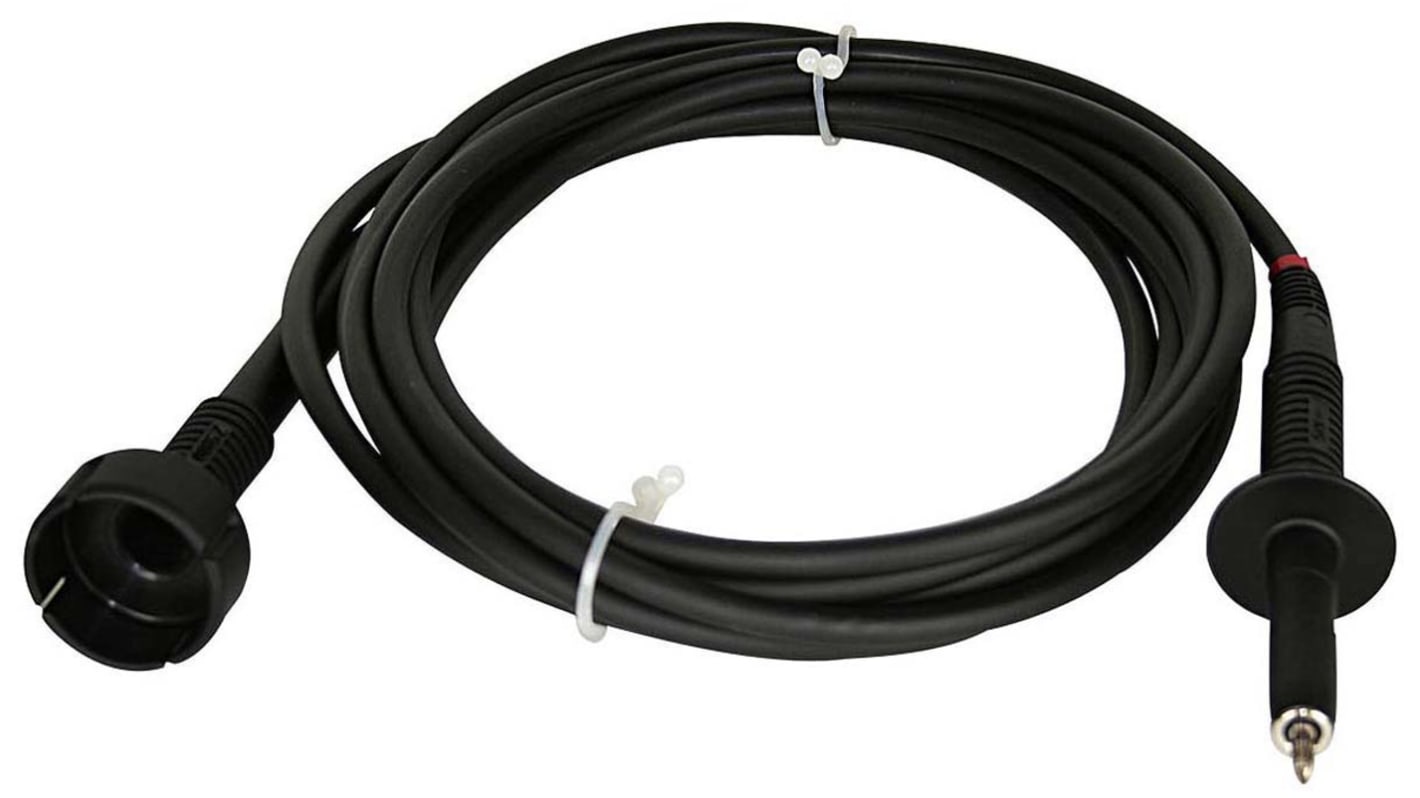 Kabel pro testery izolace Z580D, pro použití s: Vysokonapěťový tester izolace METRISO 5000 A/AK Gossen Metrawatt