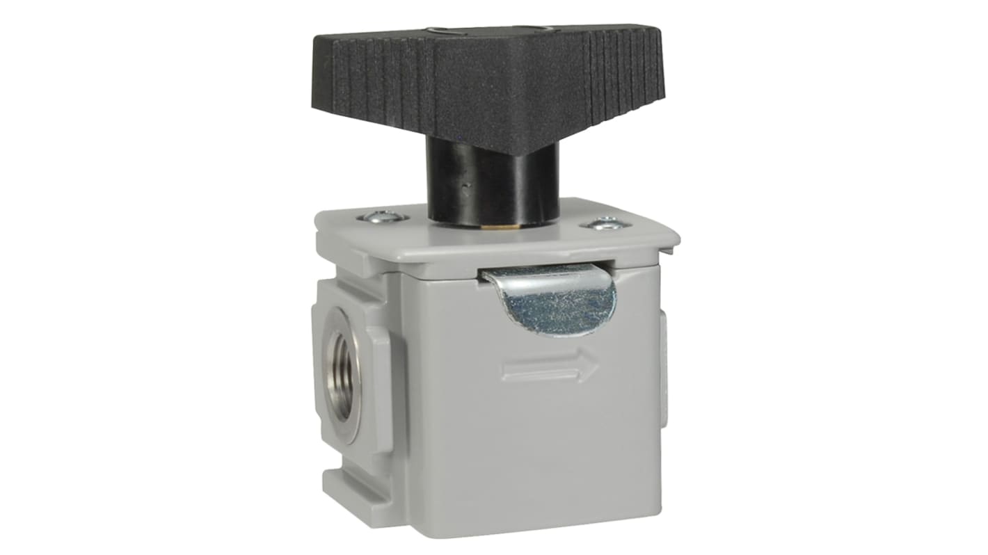 Parker Handle Pneumatic Relay Pneumatic Manual Control Valve P32 Series, BSPP 1/2, 1/2in, III B