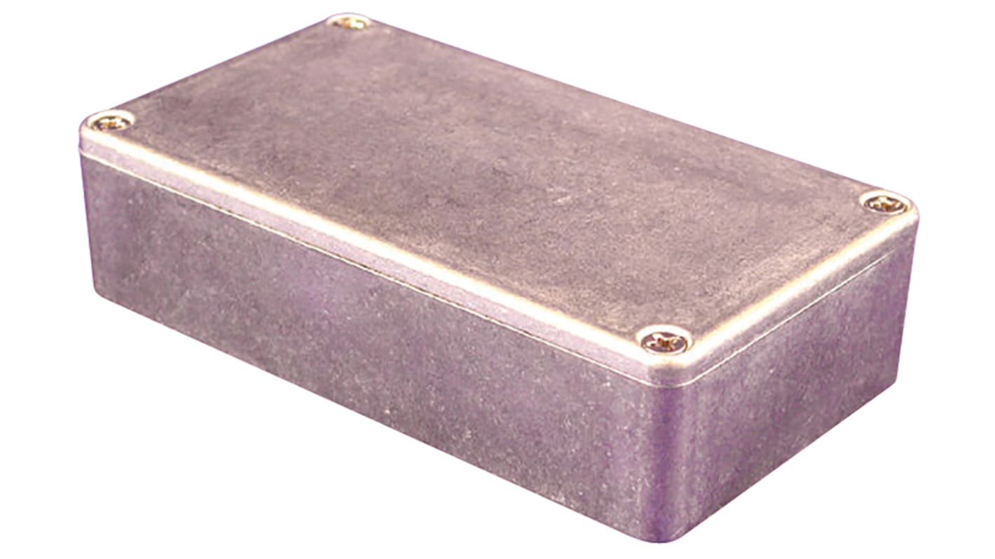 Hammond 1550 Series Natural Die Cast Aluminium Enclosure, IP54, Natural Lid, 115 x 64 x 30mm