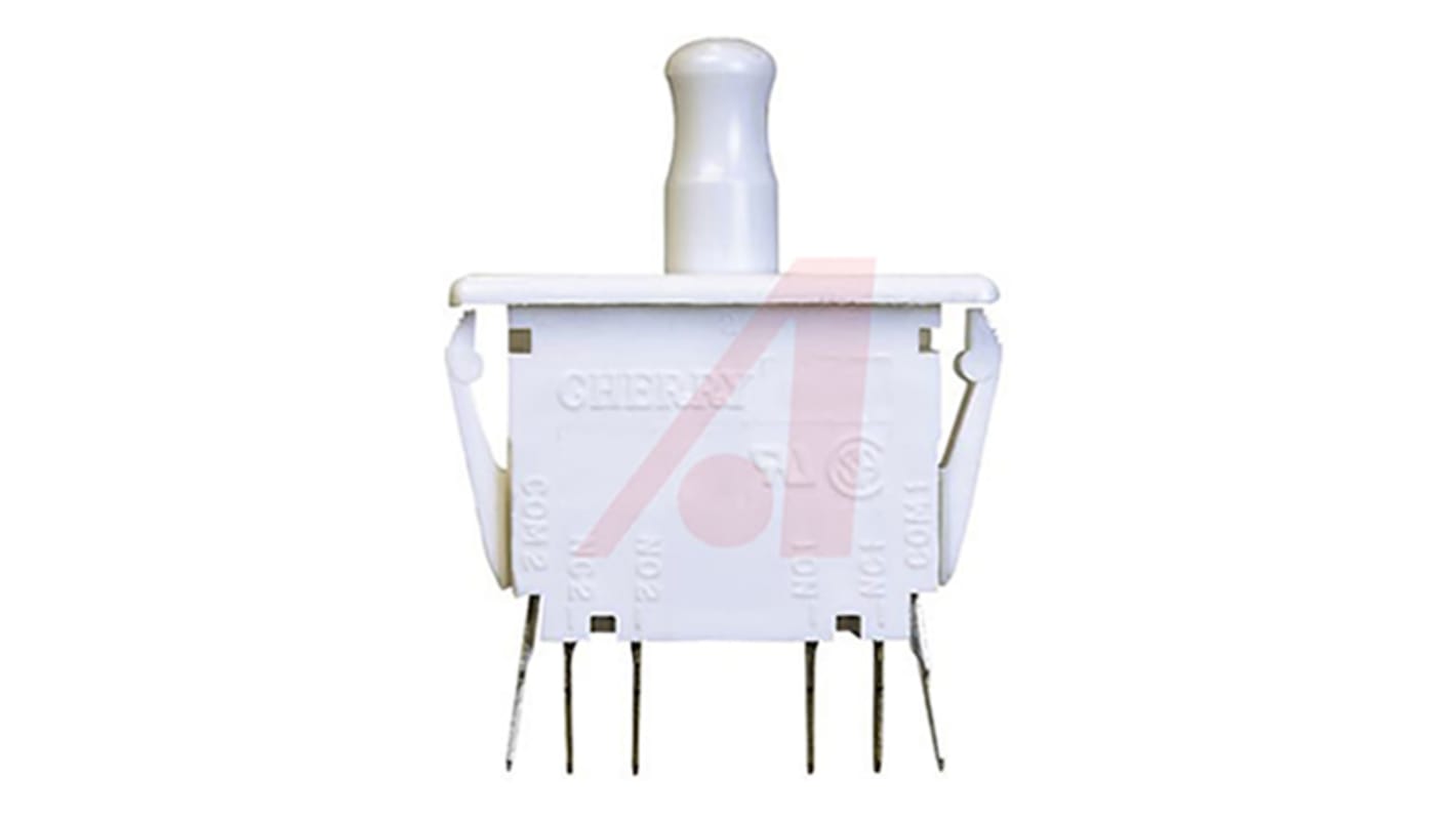 ZF Door Micro Switch, Plunger, DPDT 10 A Thermoplastic Polyester, -40 → +85°C