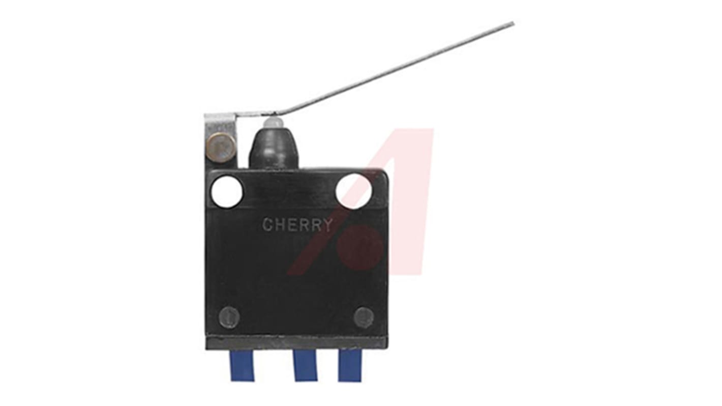 ZF Lever Micro Switch, Wire Lead Terminal, 10.1 A, SPST, SPST