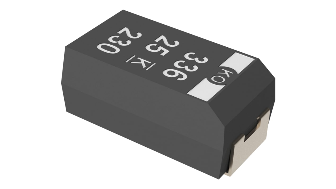 KEMET 47μF Surface Mount Polymer Capacitor, 20V dc