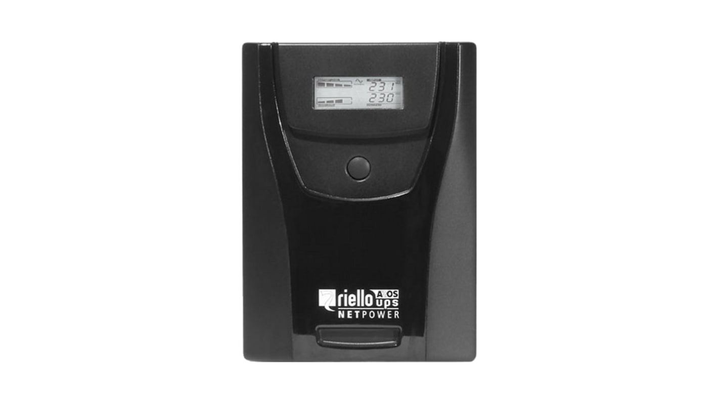 Riello 220 → 240V ac Input Stand Alone Uninterruptible Power Supply, 800VA (480W), Net Power