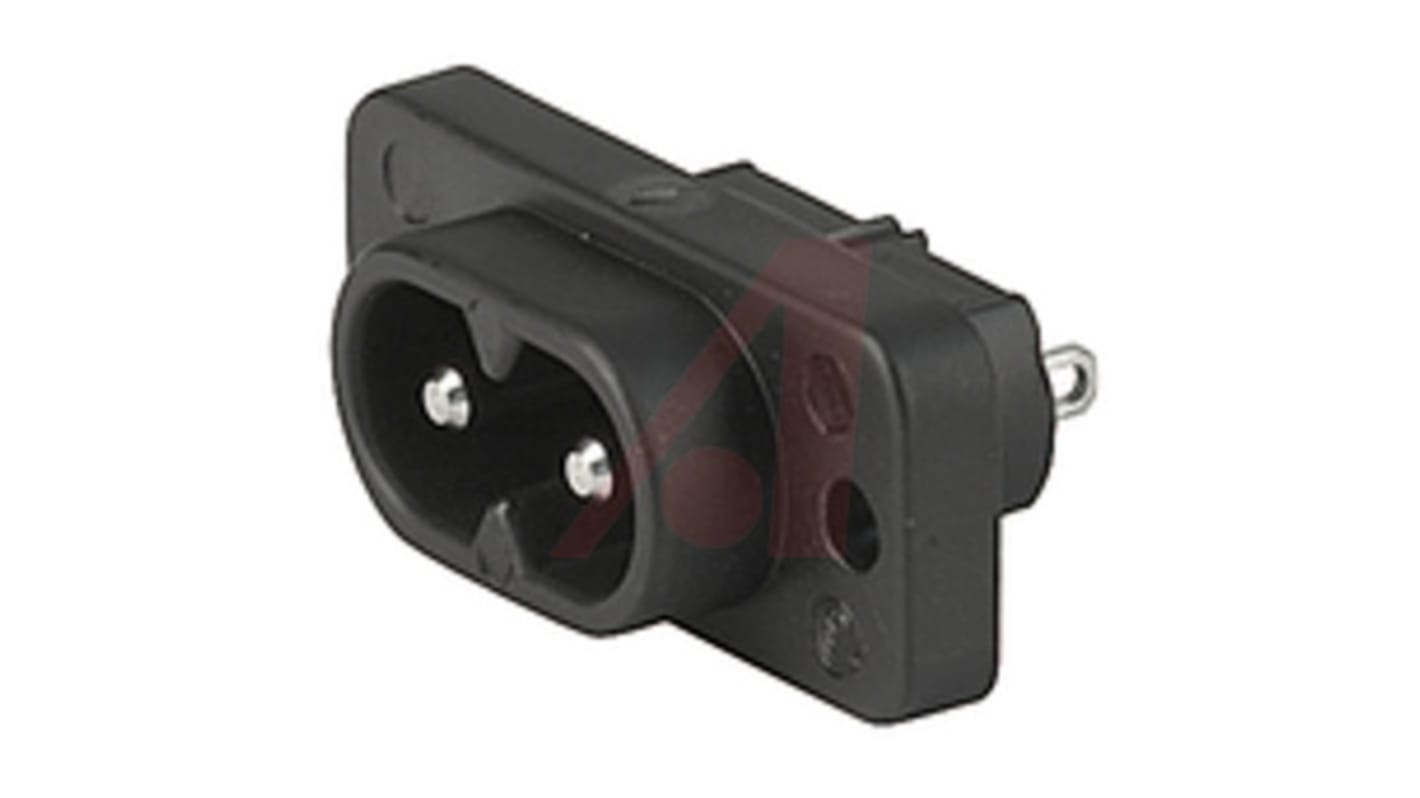 Schurter C8 Panel Mount IEC Connector Male, 2.5A, 250 V