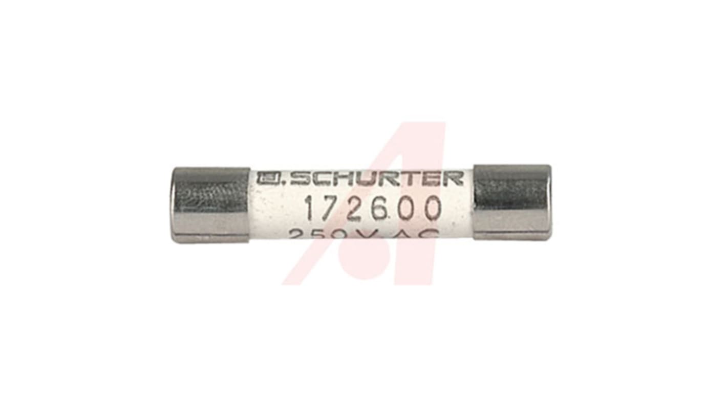Schurter 16A T Ceramic Cartridge Fuse, 6.3 x 32mm