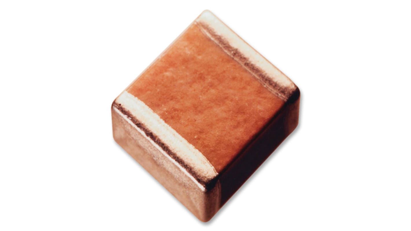 KEMET 220nF Multilayer Ceramic Capacitor MLCC, 50V dc V, ±5% , SMD