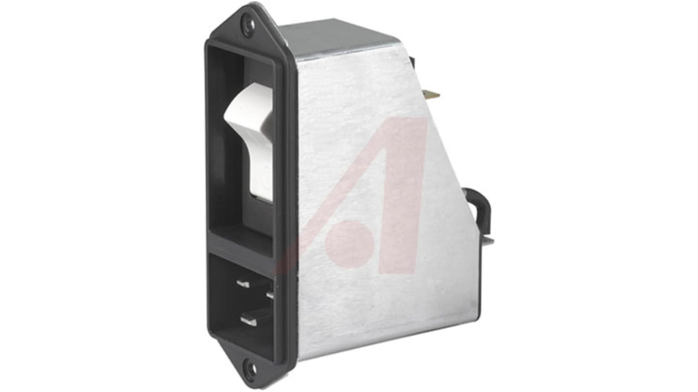 Schurter C20 Panel Mount IEC Connector Male, 20A, 250 V