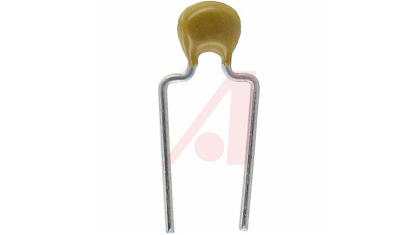 KEMET 33pF Multilayer Ceramic Capacitor MLCC, 200V dc V, ±5% , Through Hole