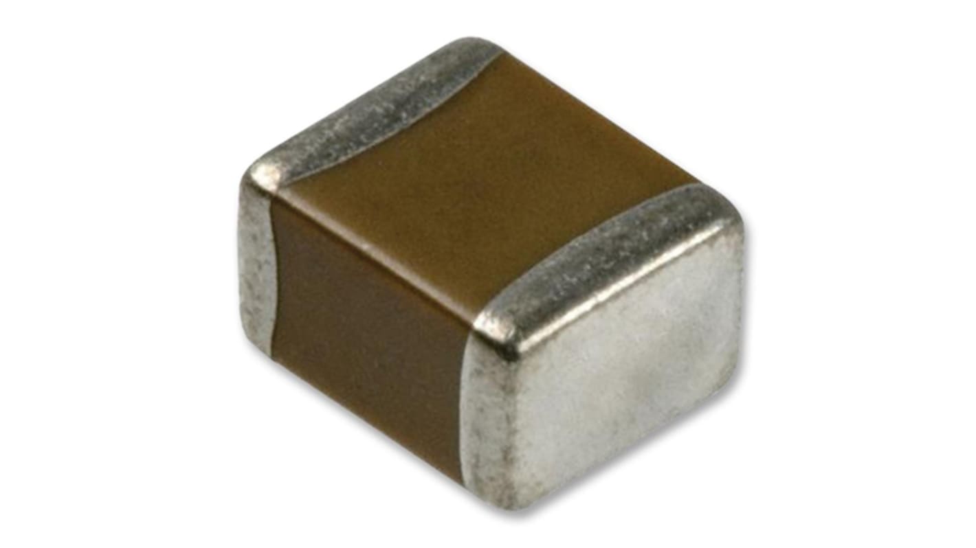KEMET 1μF Multilayer Ceramic Capacitor MLCC, 50V dc V, ±10% , SMD