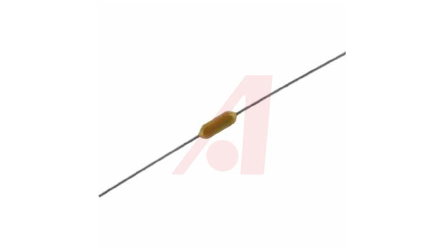 KEMET 2.2nF Multilayer Ceramic Capacitor MLCC, 100V dc V, ±5% , Axial