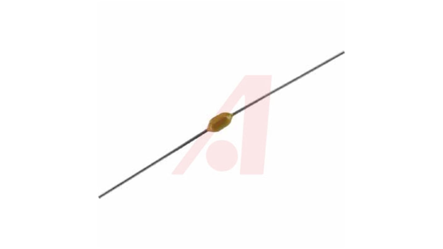KEMET 3.3nF Multilayer Ceramic Capacitor MLCC, 50V dc V, ±5% , Axial