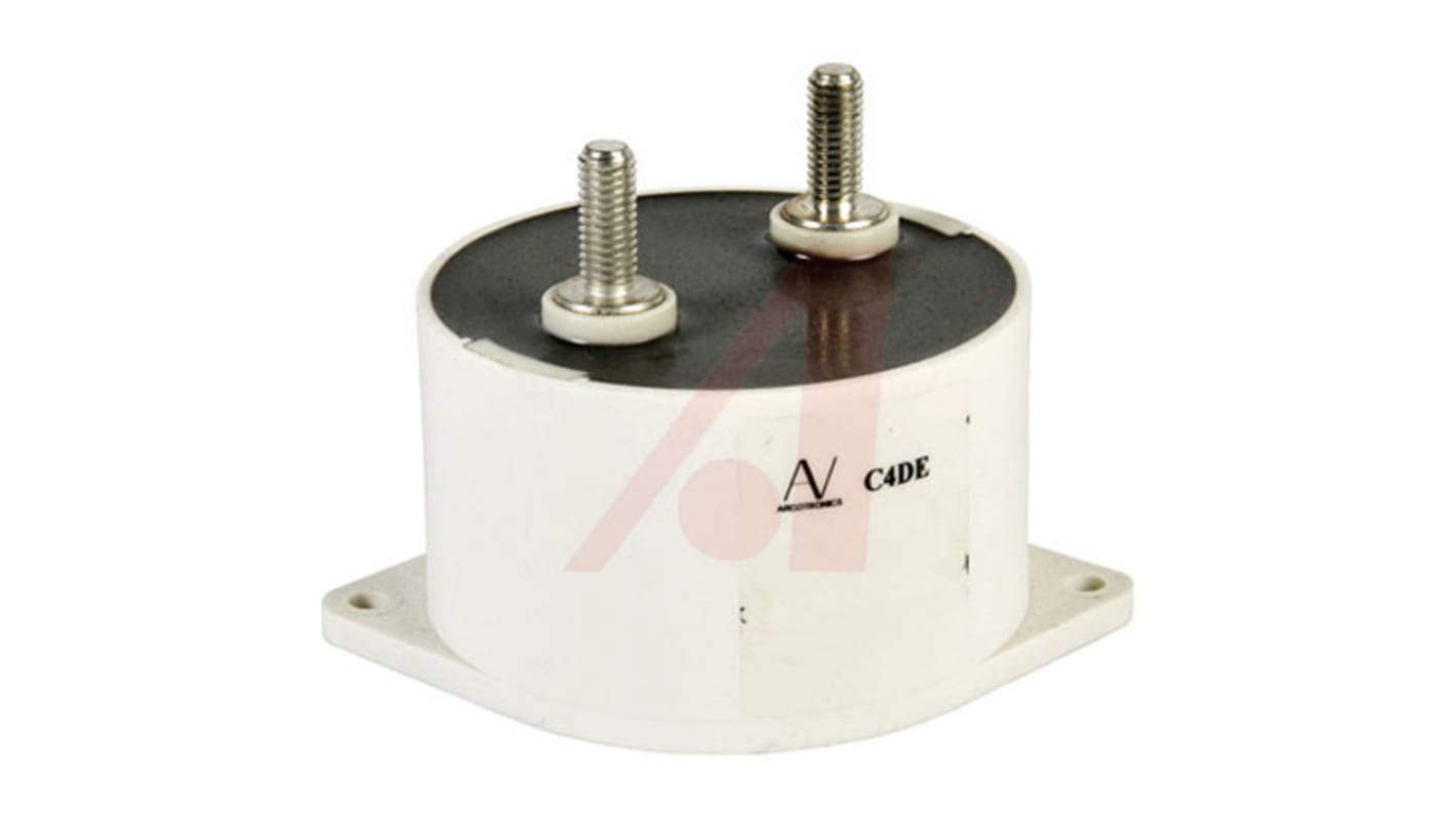 KEMET C4DE Metallised Polypropylene Film Capacitor, 1kV dc, ±10%, 47μF, Screw Mount