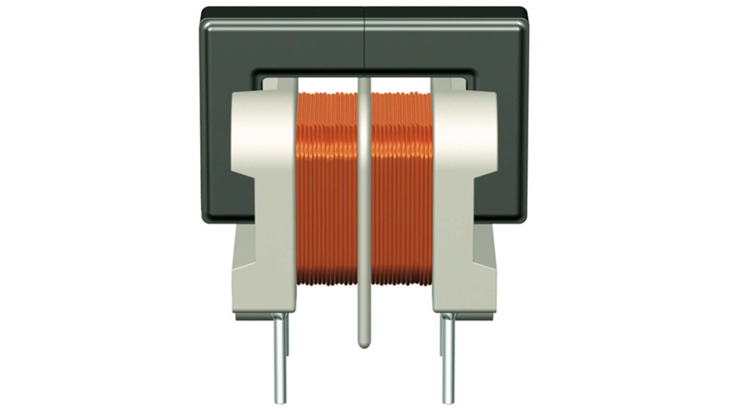 EPCOS 330 μH -30 → +50% Ferrite Power Line Choke, Max SRF:100kHz, 2.6A Idc, 60mΩ Rdc 300 V ac, B82730U