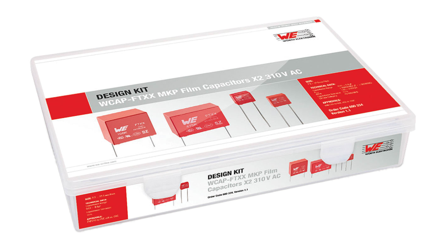 Wurth Elektronik 890334 15 db-os Furatszerelt Kondenzátorkészlet