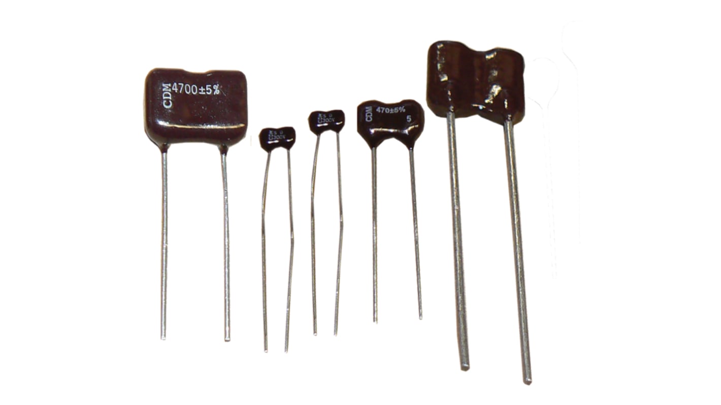 Cornell-Dubilier 1nF Mica Capacitor 1kV dc ±5% Tolerance, CDV19