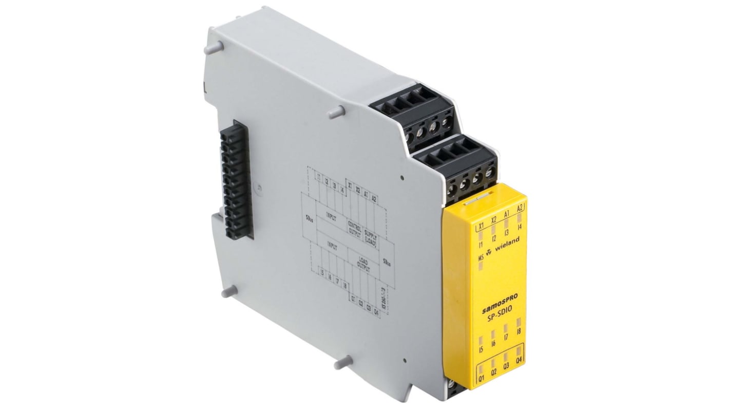 Modulo di ingresso/uscita Wieland samos PRO SP-SDIO, 24 V c.c., 8 in, 4 out
