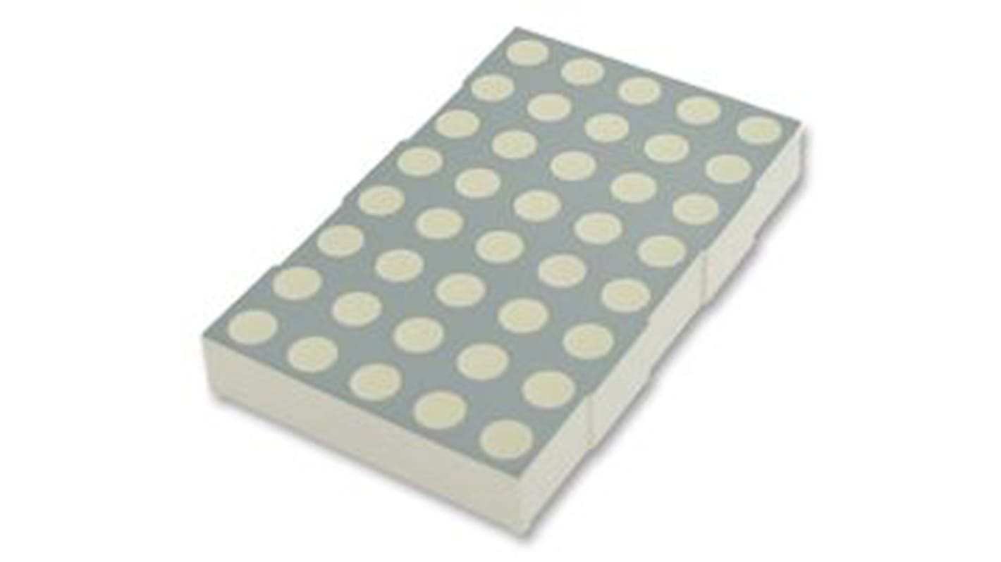 TA24-11SYKWA Kingbright Dot Matrix LED Display, CA 8 x 5 Dot Matrix Yellow 230 mcd 61mm