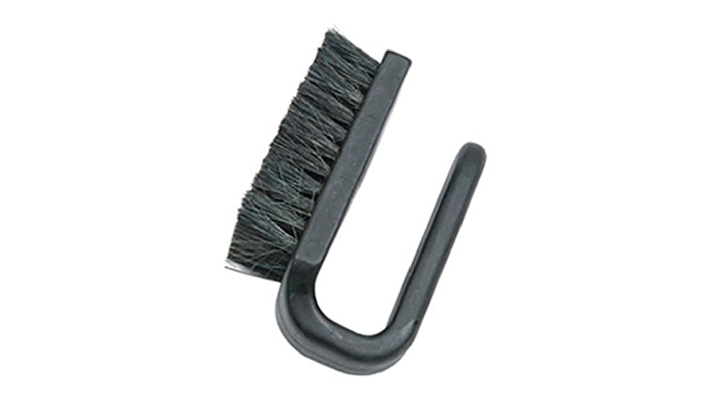 BRUSH,CONDUCTIVE,CURVED HANDLE,3X1.5IN