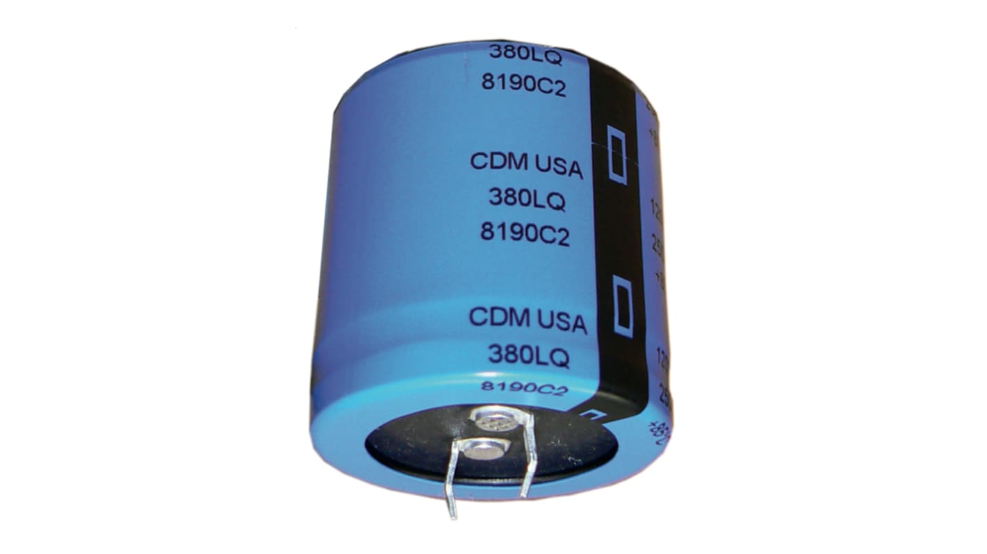 Cornell-Dubilier RC Capacitor 250nF 100Ω Tolerance ±20% 250 V ac, 600 V dc 1-way Through Hole Q Series